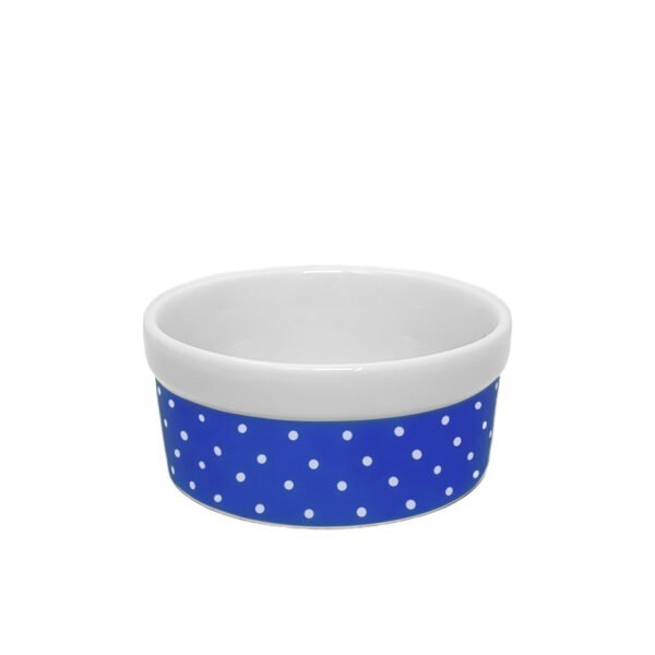 Comedouro Para Coelho Porcelana Pequeno 200ml Azul