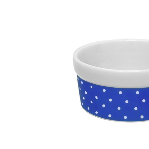 Comedouro Para Coelho Porcelana Pequeno 200ml Azul - Image 2