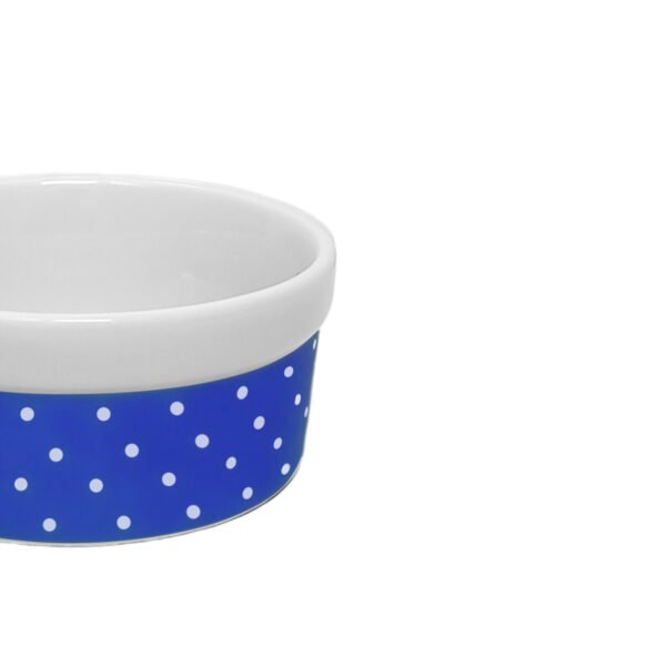 Comedouro Para Coelho Porcelana Pequeno 200ml Azul - Image 3