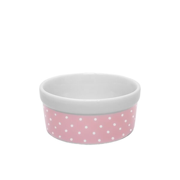 Comedouro Para Coelho Porcelana Pequeno 200ml Rosa