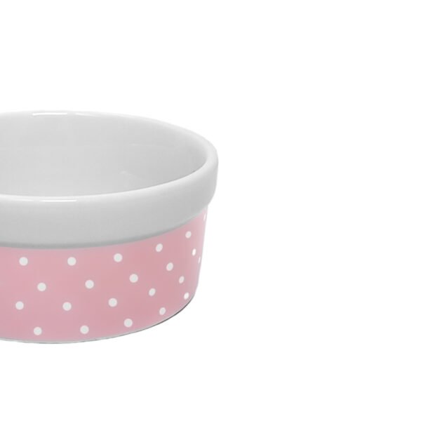 Comedouro Para Coelho Porcelana Pequeno 200ml Rosa - Image 2
