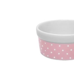 Comedouro de Porcelana Pequeno 200ml Rosa - Imagem 3