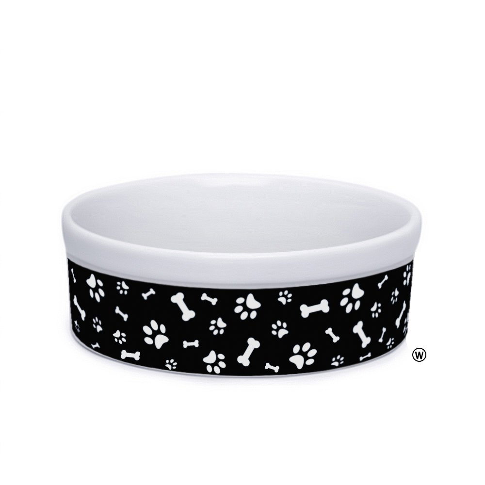 15159892578-comedouro-de-porcelana-gato-cachorro-600ml-lirith-preto-1.jpg Comedouro de Porcelana 600ml Lirith Preto - Imagem 1
