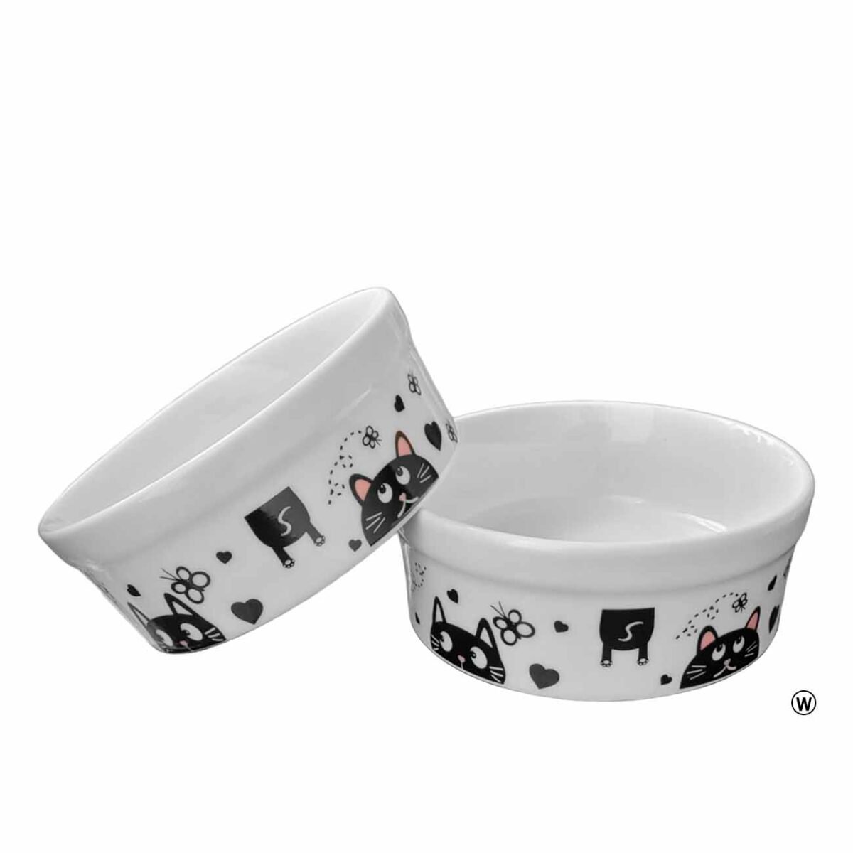 Comedouro de Porcelana 300ml Coração - Imagem 3